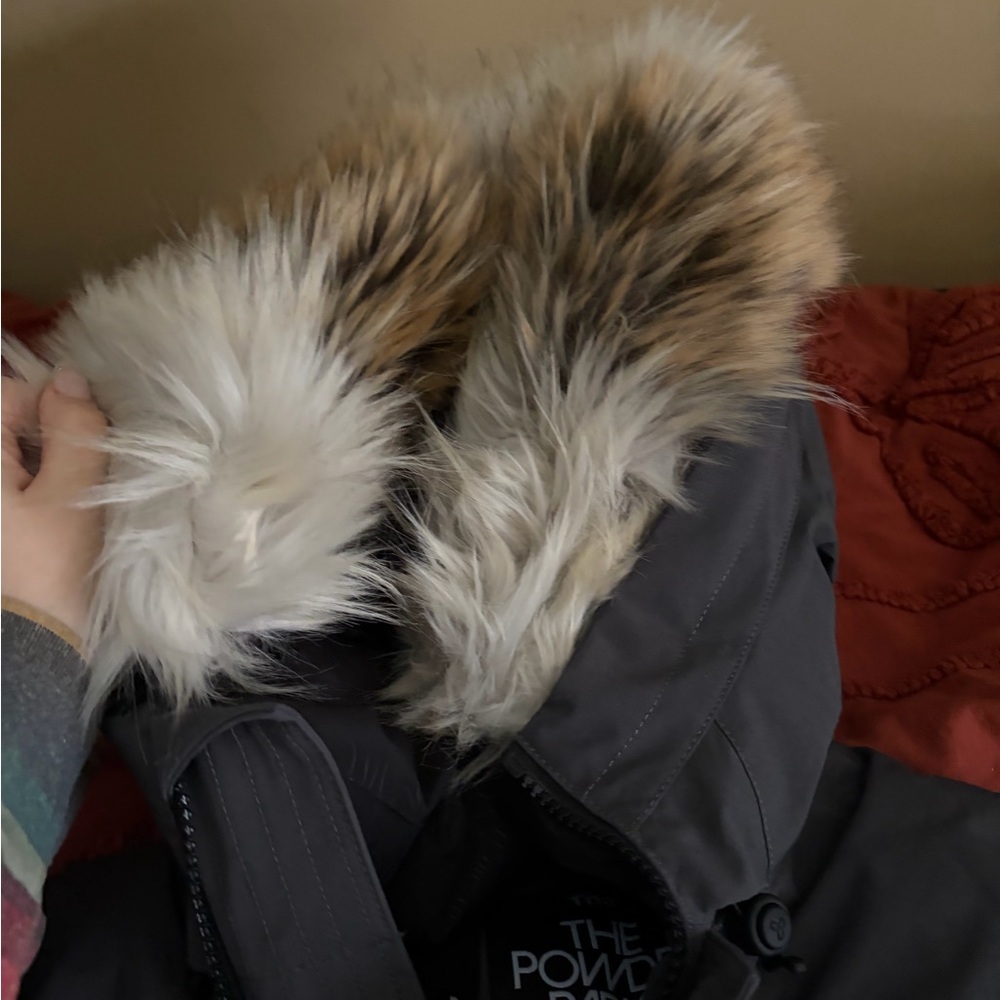 Gray Puffer Coat - image 2